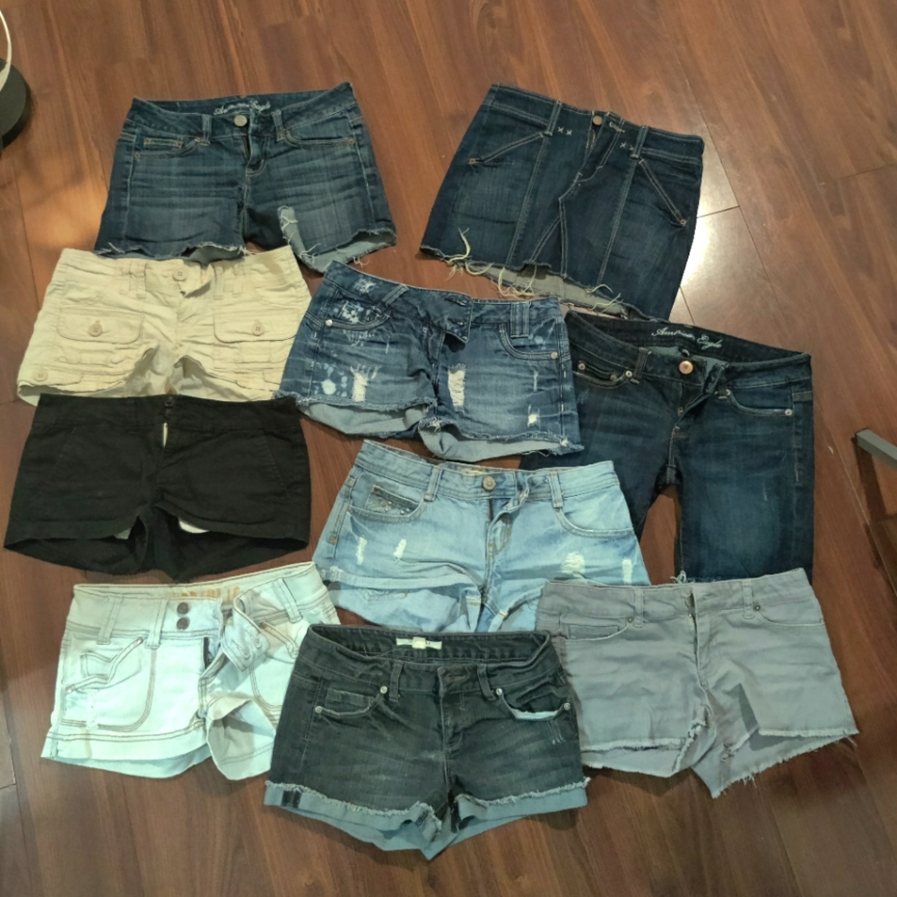 Denim Lot Shorts Skirt Size 0 XS